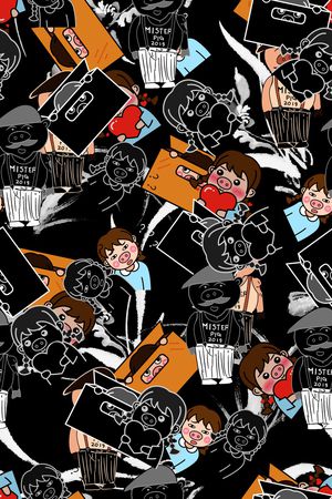 卡通印花华亿平台图片