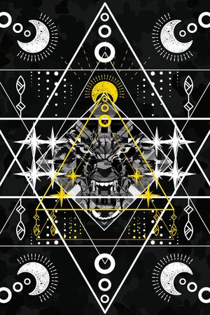 抽象印花华亿平台图片