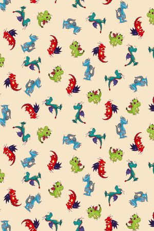 卡通动物印花华亿平台图片