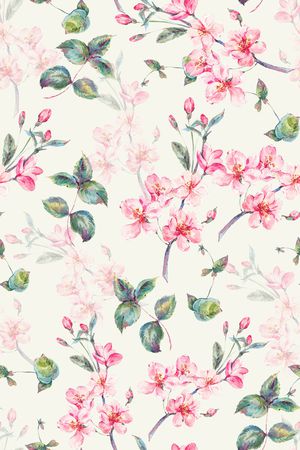 手绘花卉印花华亿平台图片