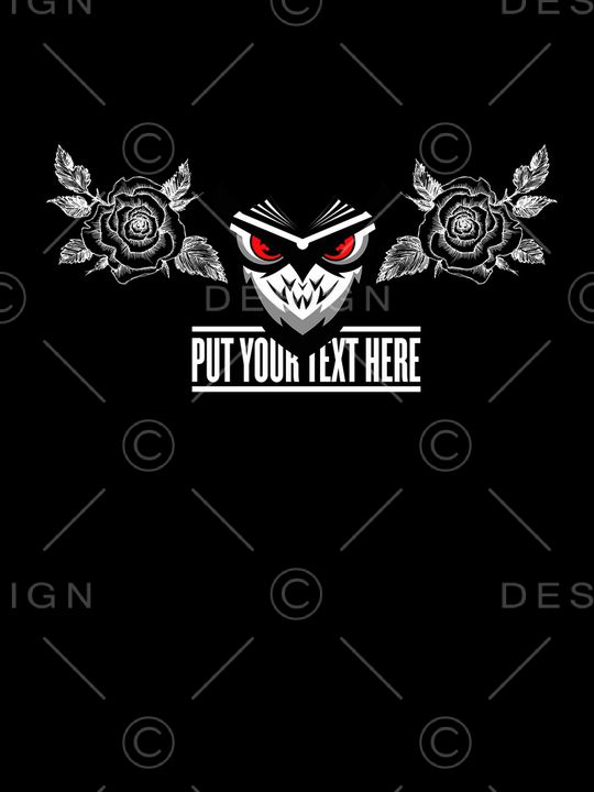 猫头鹰印花华亿平台图片