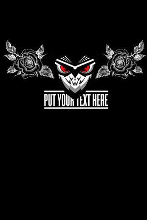 猫头鹰印花华亿平台图片