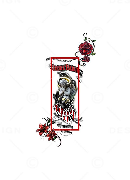 手绘花朵叶子印花华亿平台图片