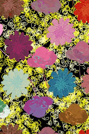 抽象印花华亿平台图片