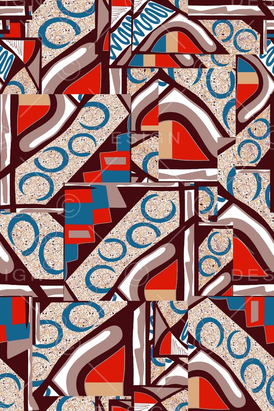 几何印花华亿平台图片