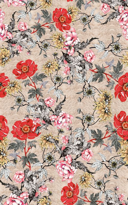 小碎花印花华亿平台图片