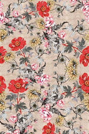 小碎花印花华亿平台图片