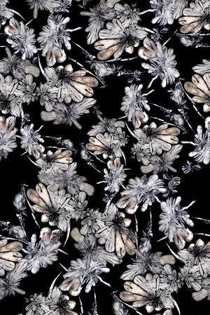 黑白华亿平台印花华亿平台图片