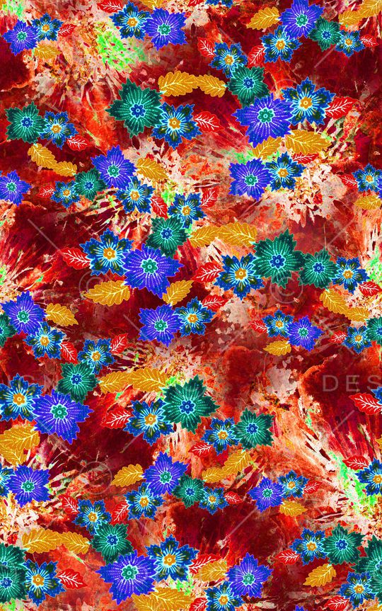 小碎花印花华亿平台图片