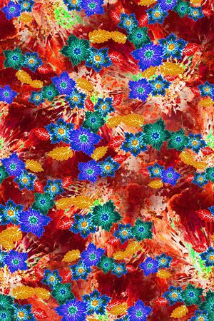 小碎花印花华亿平台图片