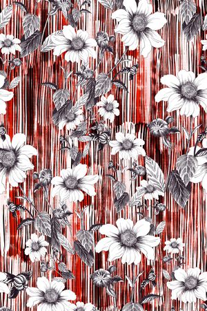 线条印花华亿平台图片