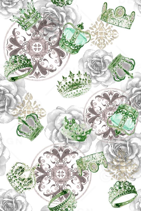 朦胧花卉印花华亿平台图片