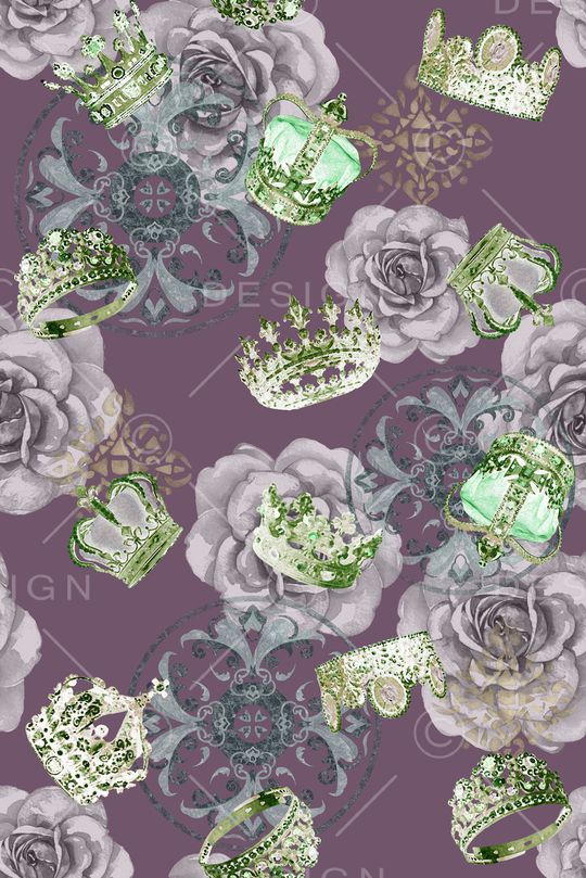 朦胧花卉印花华亿平台图片