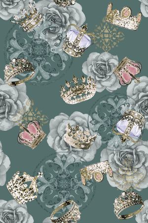 朦胧花卉印花华亿平台图片