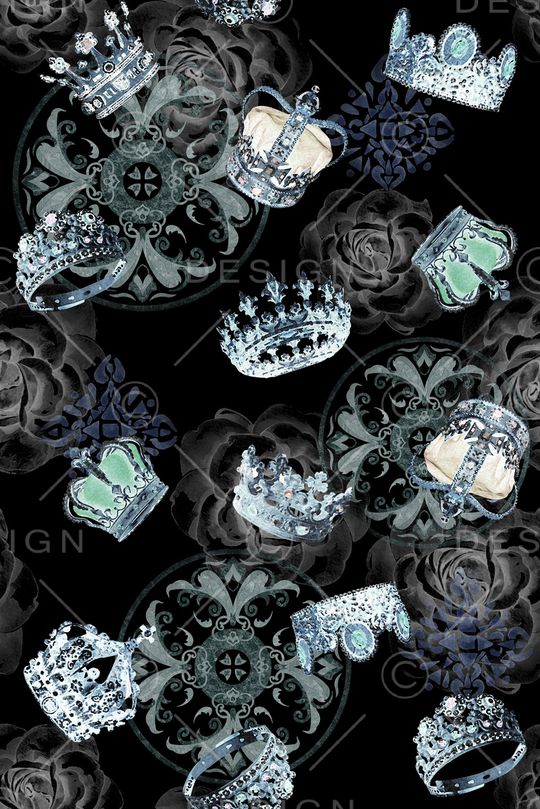 朦胧花卉印花华亿平台图片