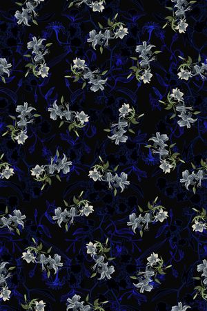 小碎花印花华亿平台图片