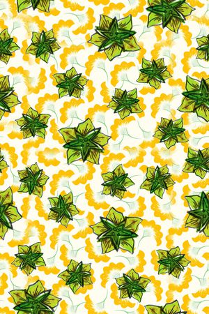 清爽底花卉印花华亿平台图片