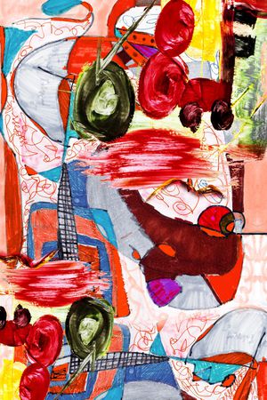 抽象印花华亿平台图片