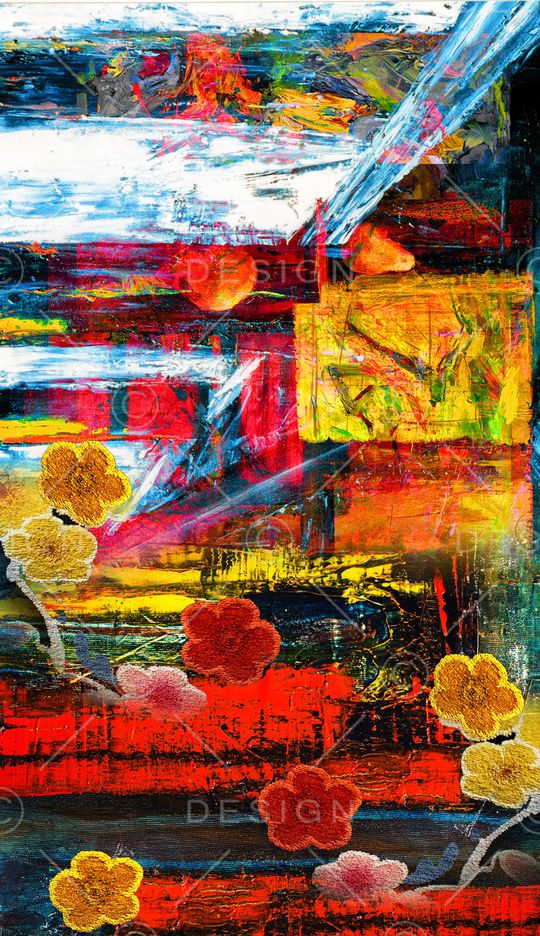 抽象印花华亿平台图片