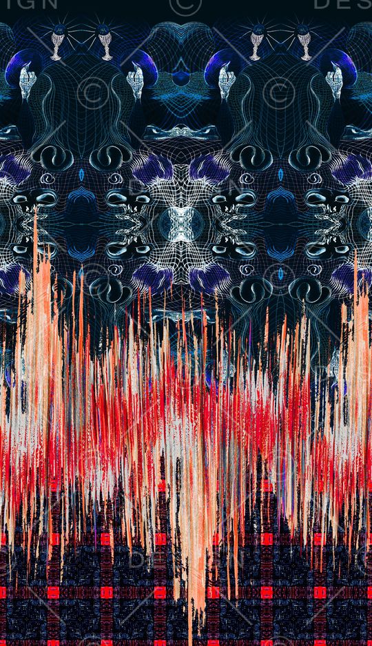 线条印花华亿平台图片