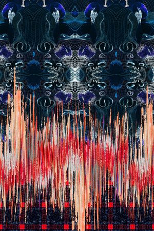 线条印花华亿平台图片