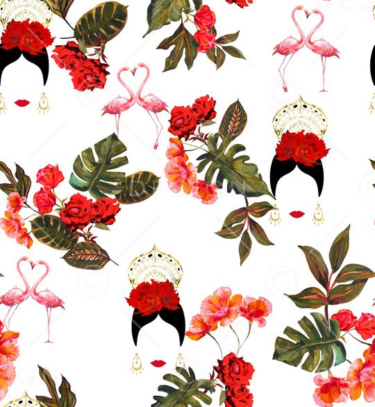 淑女印花华亿平台图片