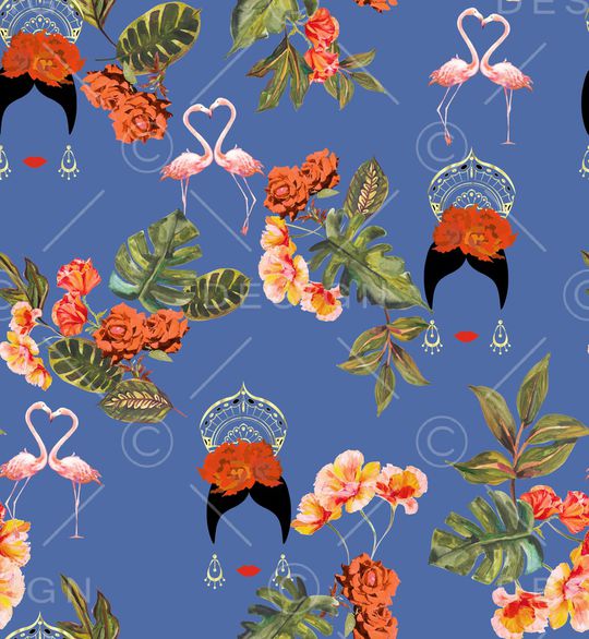 淑女印花华亿平台图片