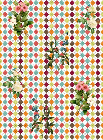 格子印花华亿平台图片