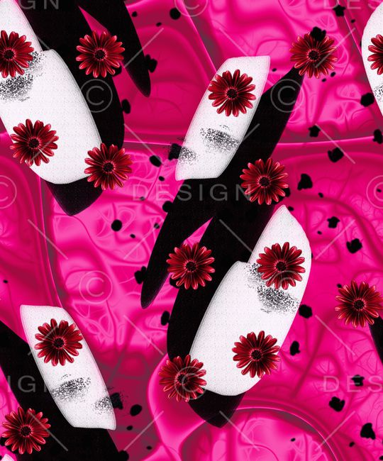 抽象印花华亿平台图片