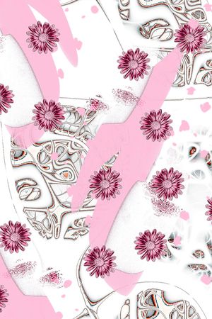 抽象印花华亿平台图片