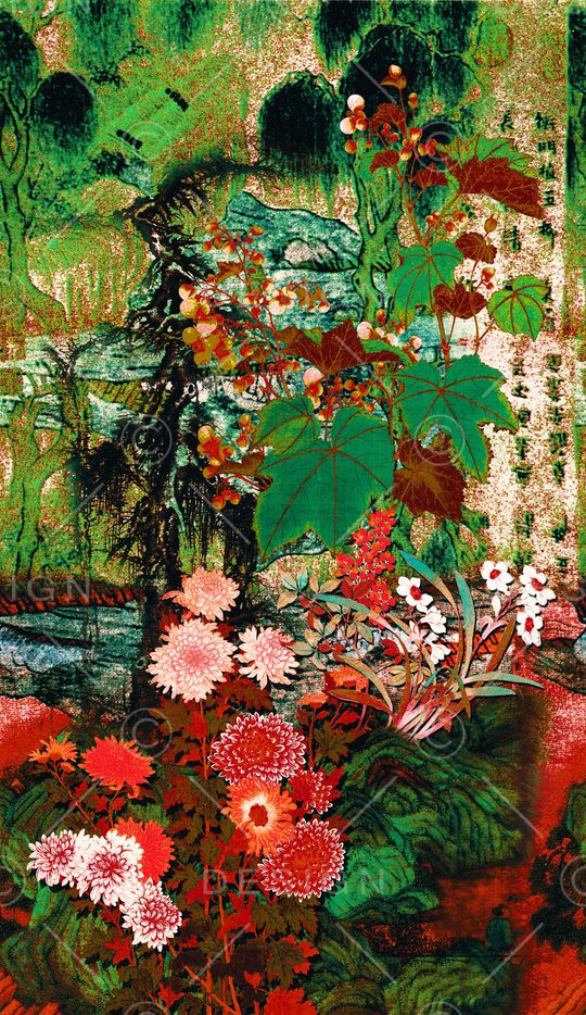 数码华亿平台印花华亿平台图片