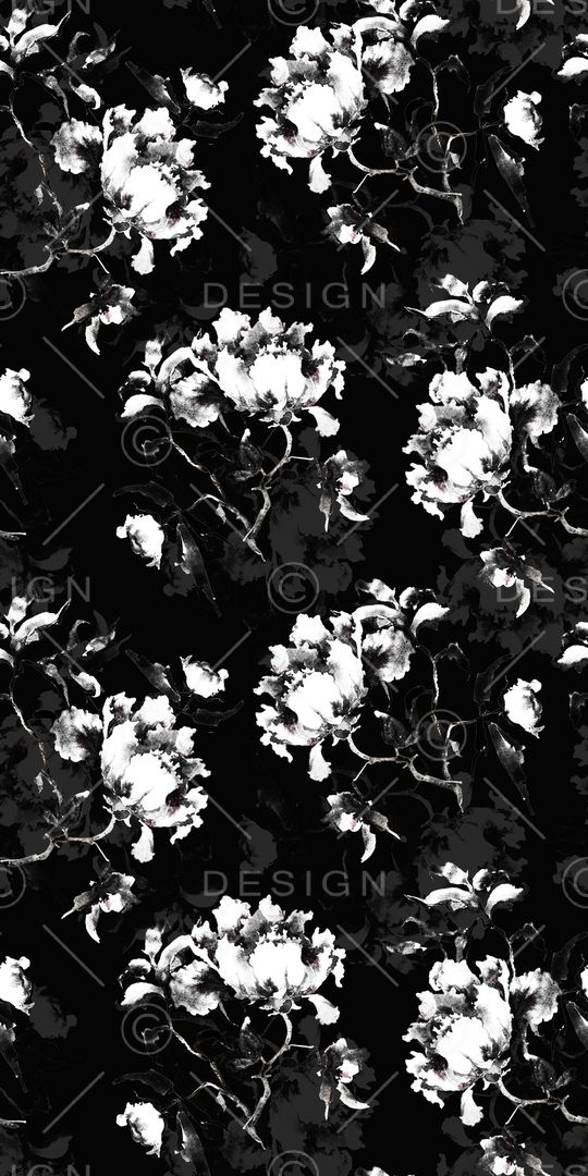 黑白华亿平台印花华亿平台图片