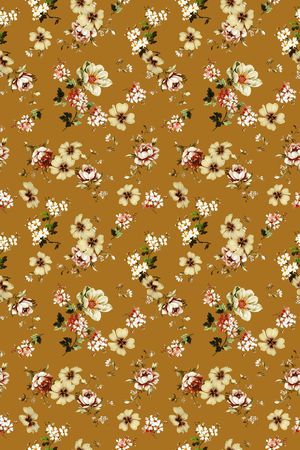 小碎花印花华亿平台图片