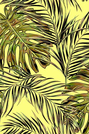 绿植树叶印花华亿平台图片