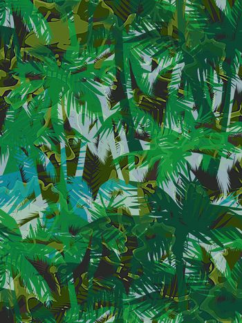 抽象男装印花华亿平台图片