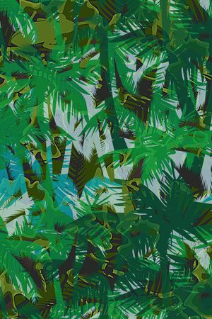 抽象男装印花华亿平台图片