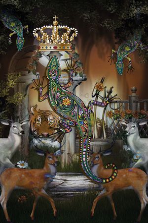 鹿印花华亿平台图片