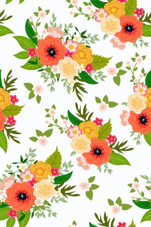 抽象花卉印花华亿平台图片