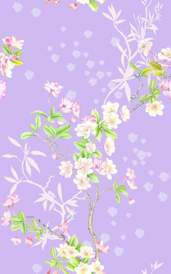 清爽底花卉印花华亿平台图片