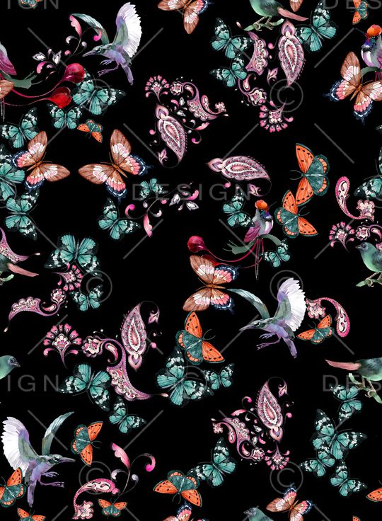 鸟印花华亿平台图片