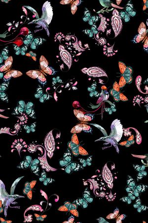 鸟印花华亿平台图片