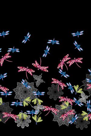 昆虫印花华亿平台图片
