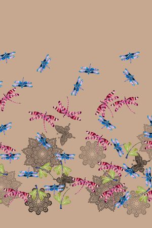 昆虫印花华亿平台图片