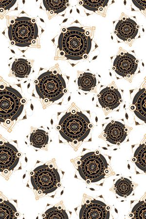 黑底花卉印花华亿平台图片