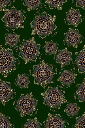 黑底花卉印花华亿平台图片