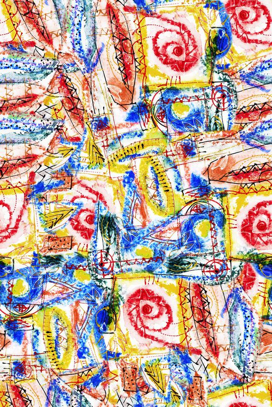 抽象印花华亿平台图片