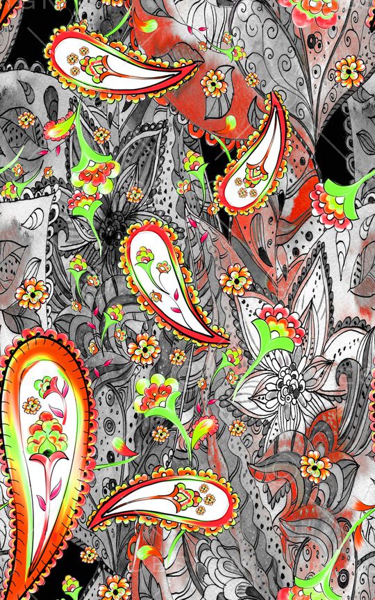 民族风印花华亿平台图片