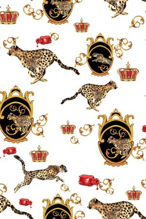 卷草印花华亿平台图片