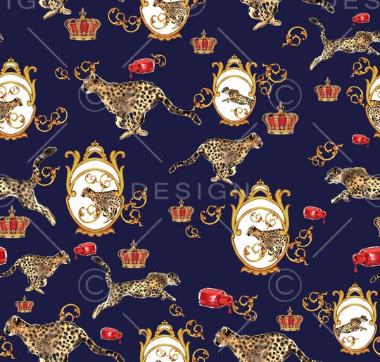 卷草印花华亿平台图片