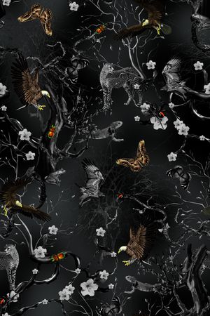 老鹰印花华亿平台图片